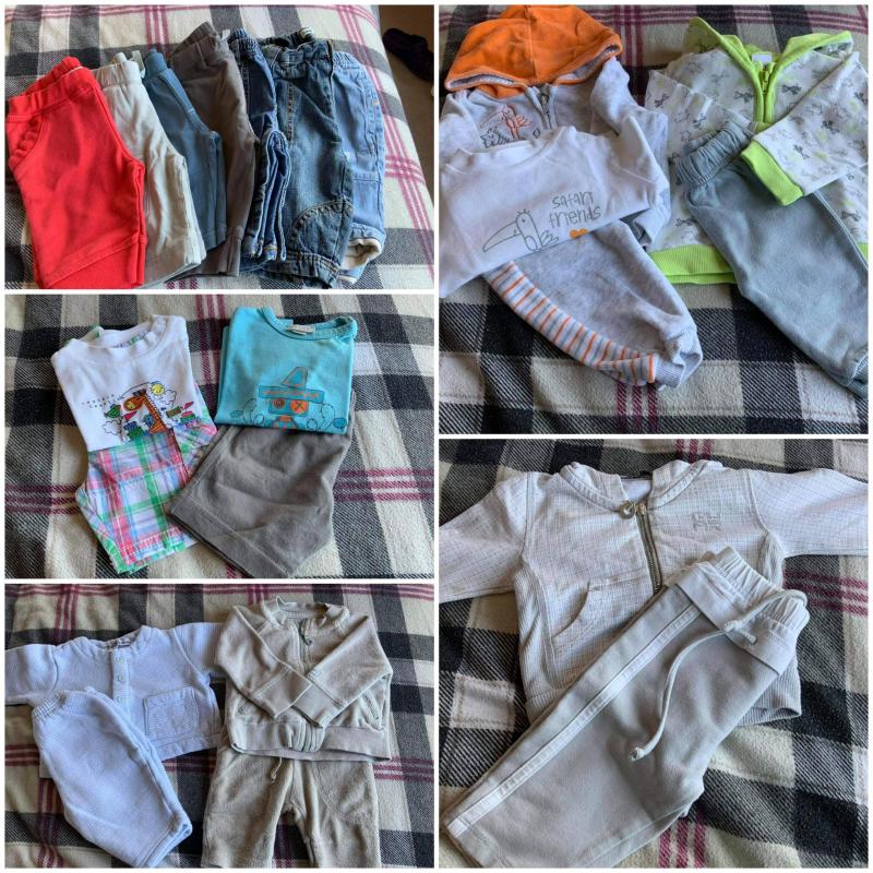 Pakket babykledij jongen maatje 50-56