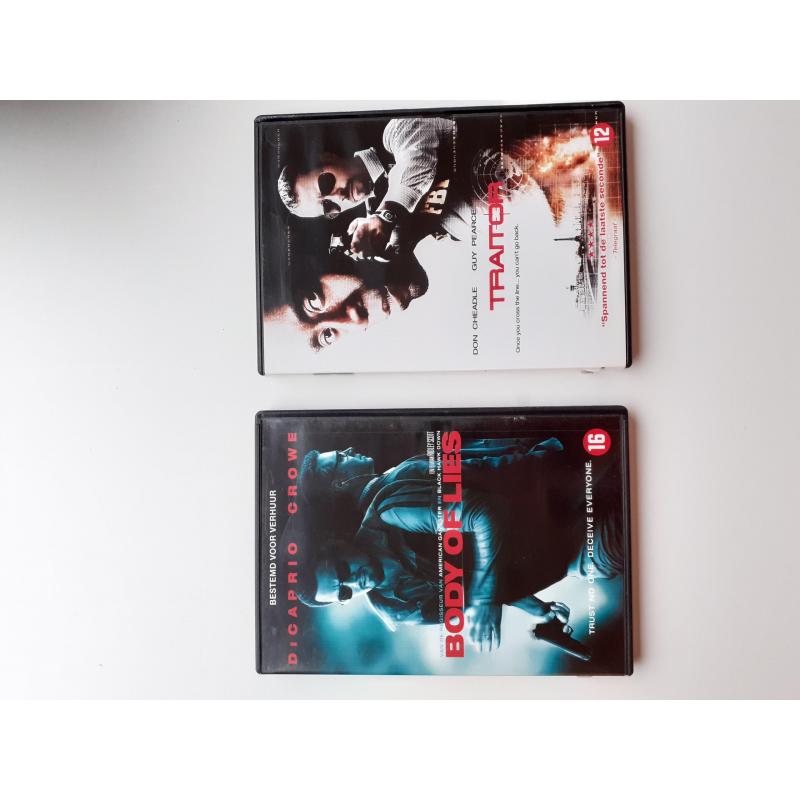 30 Actie dvd's te koop (apart verkrijgbaar)