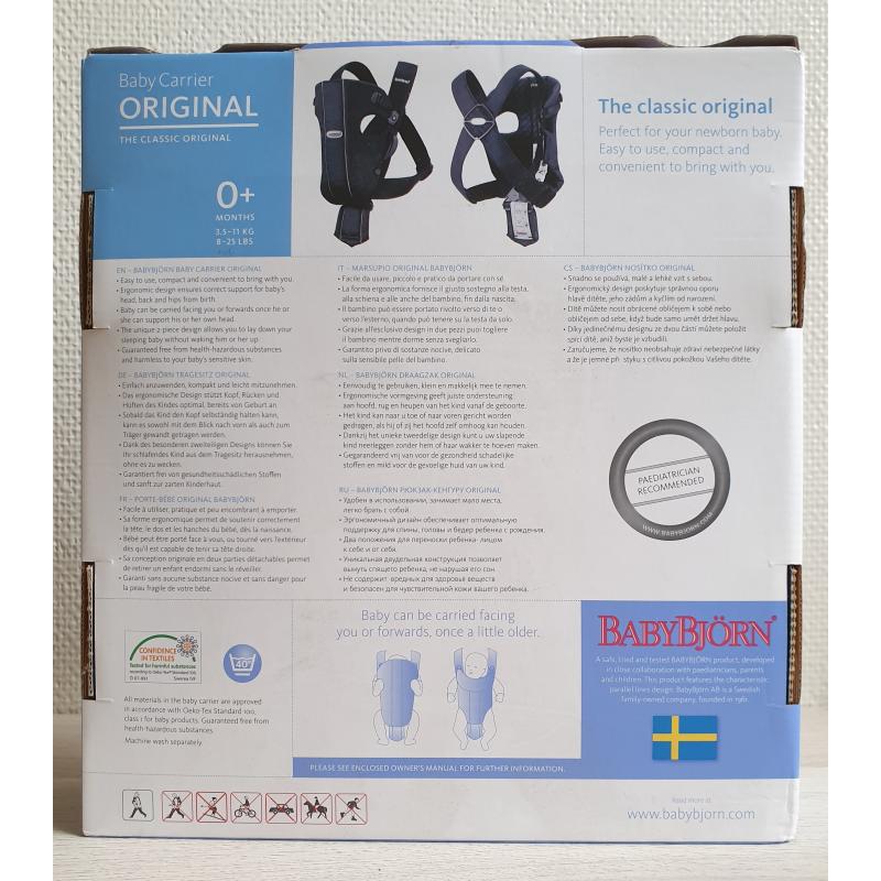 BABYBJÖRN ORIGINAL Baby Carrier - Draagzak - NIEUW