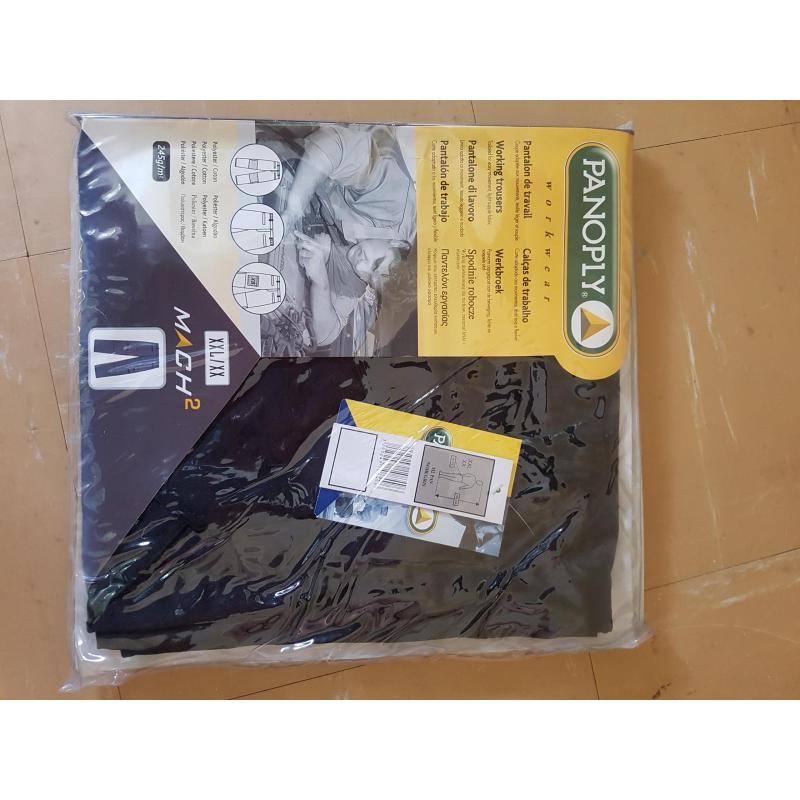 Werkbroek Panoply Mach2_maat XXL_met gratis kniebeschermers.