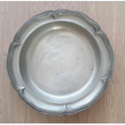 Set van tinnen decoratieve accessoires