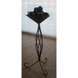 Set van tinnen decoratieve accessoires