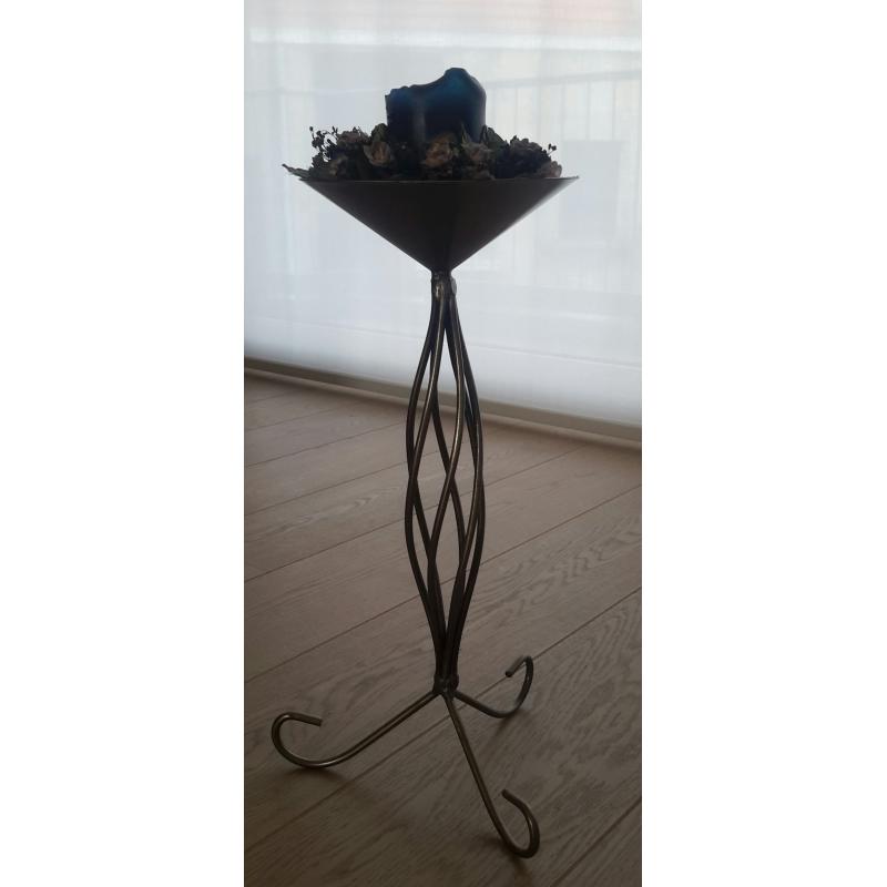 Set van tinnen decoratieve accessoires