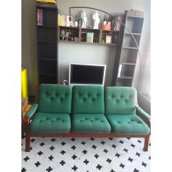 Vintage driezitsbank jaren '60
