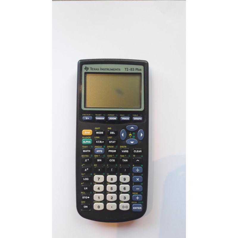 Rekenmachine Texas Instruments TI-83 Plus