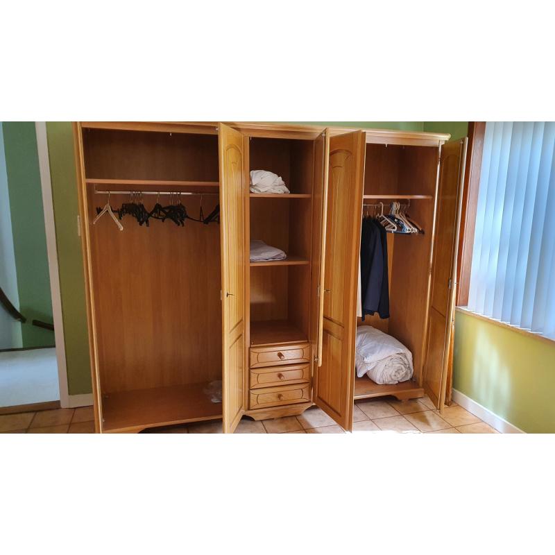 Volledige slaapkamer eik
