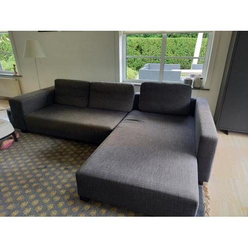 4 zitbank met chaisse longue