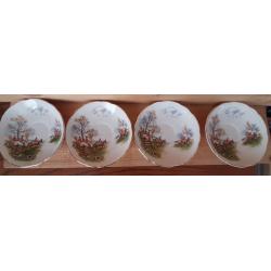 Vintage kop en schotels