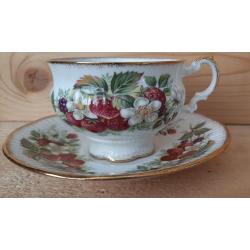 Vintage kop en schotels