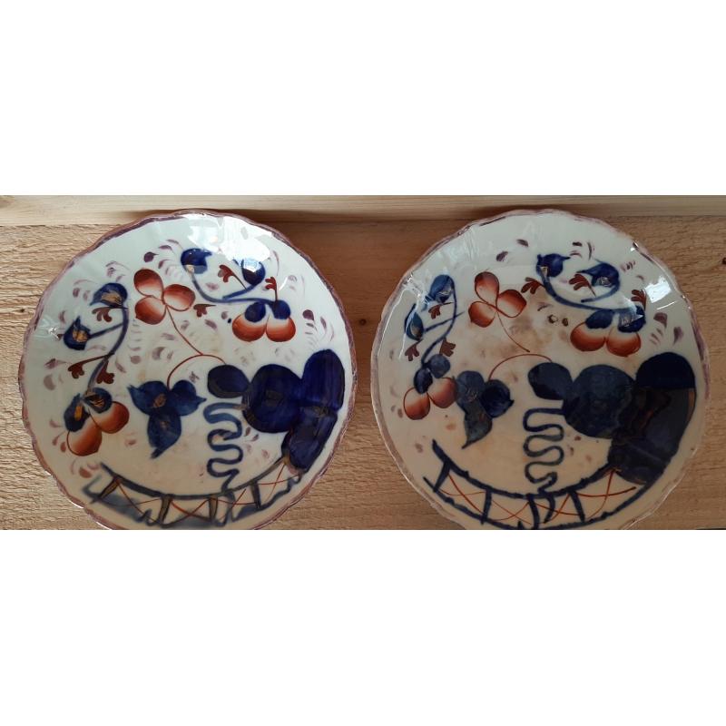 Vintage kop en schotels