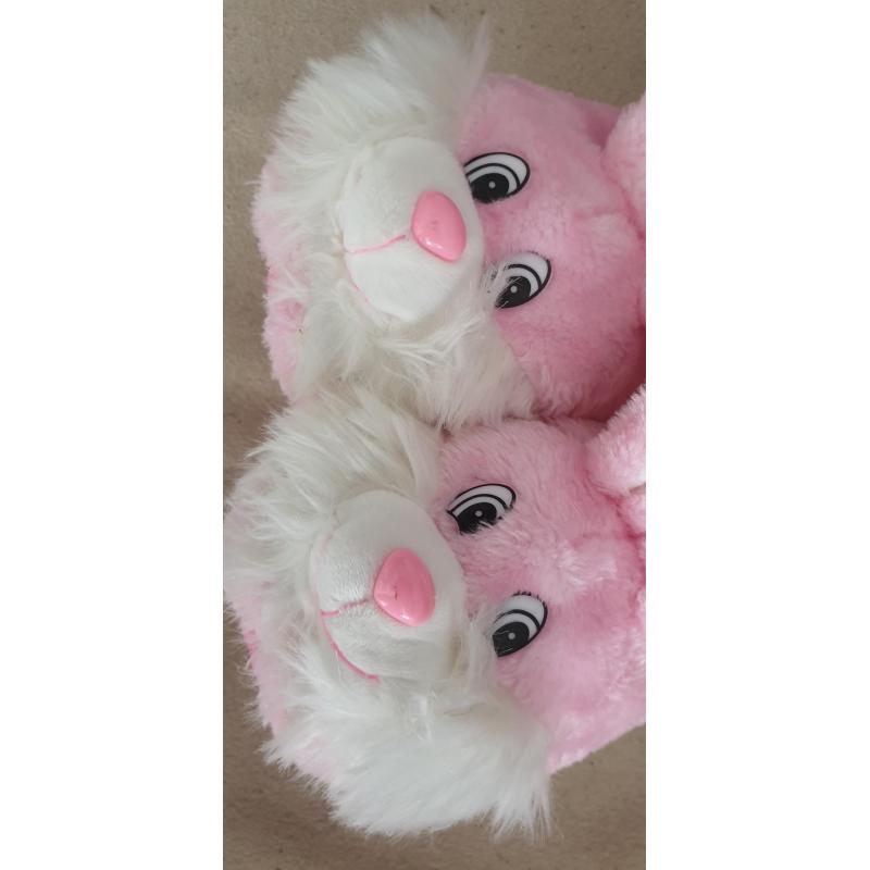 Pantoffel roze of grijs