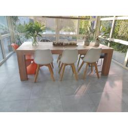 Eettafel teak