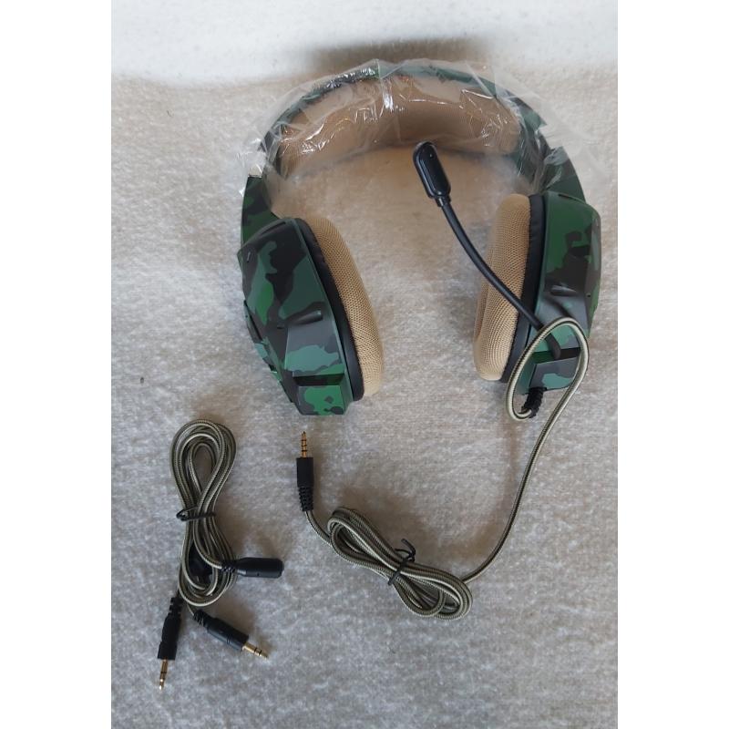 Gaming headset Jungle camouflagekleuren