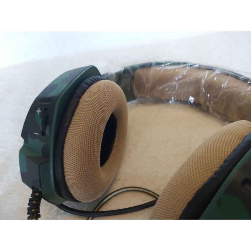 Gaming headset Jungle camouflagekleuren