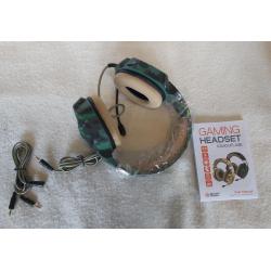 Gaming headset Jungle camouflagekleuren