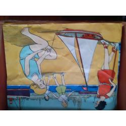 Oude blokkenpuzzel in hout