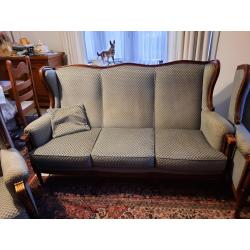 salon- sofa met 2 clubfauteuils