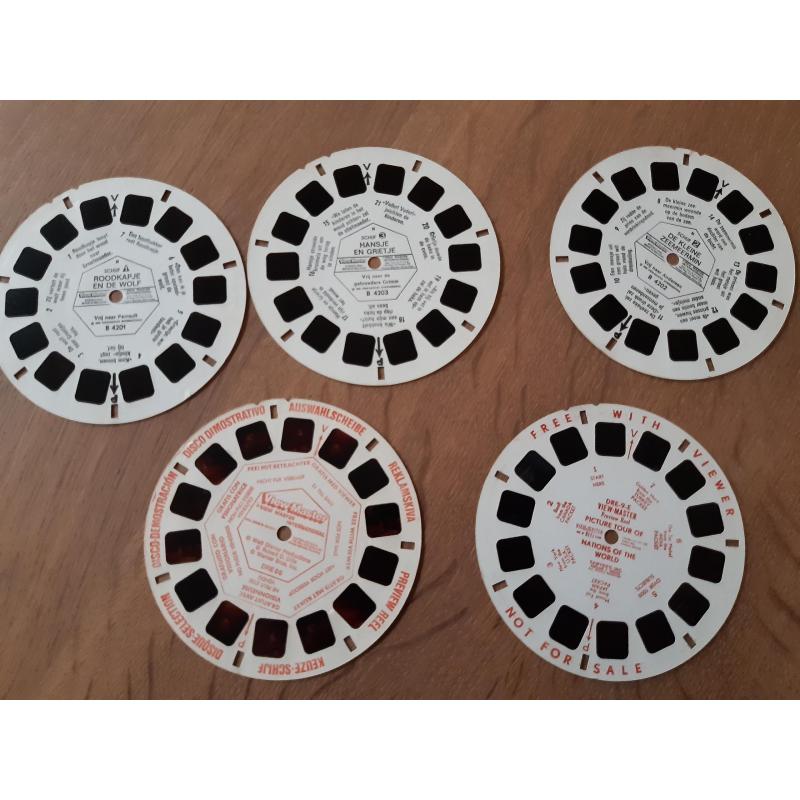 Vintage view master met schijven