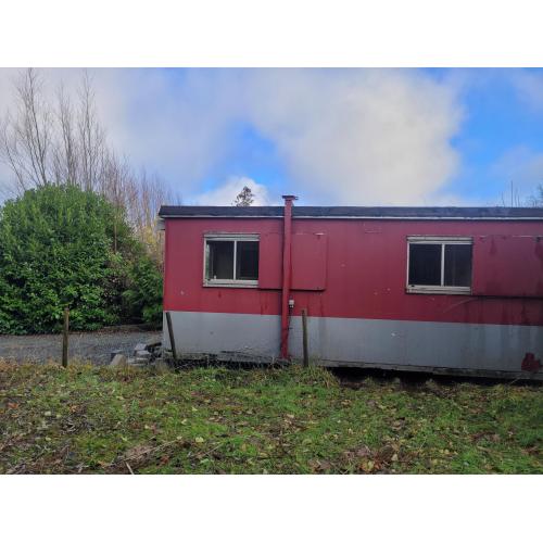 Vakantie caravan woonunit hobbyruimte