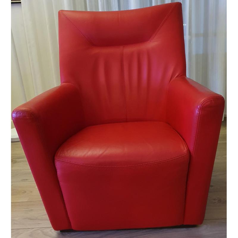 Zeer mooie lederen fauteuil
