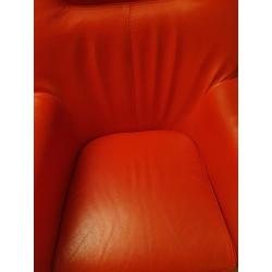 Zeer mooie lederen fauteuil