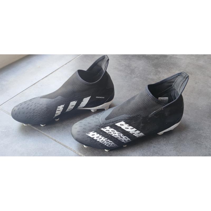 Adidas Predator Freak.3 LL (Laceless) Gras/Kunstgras Voetbalschoenen (FG) Zwart Wit
