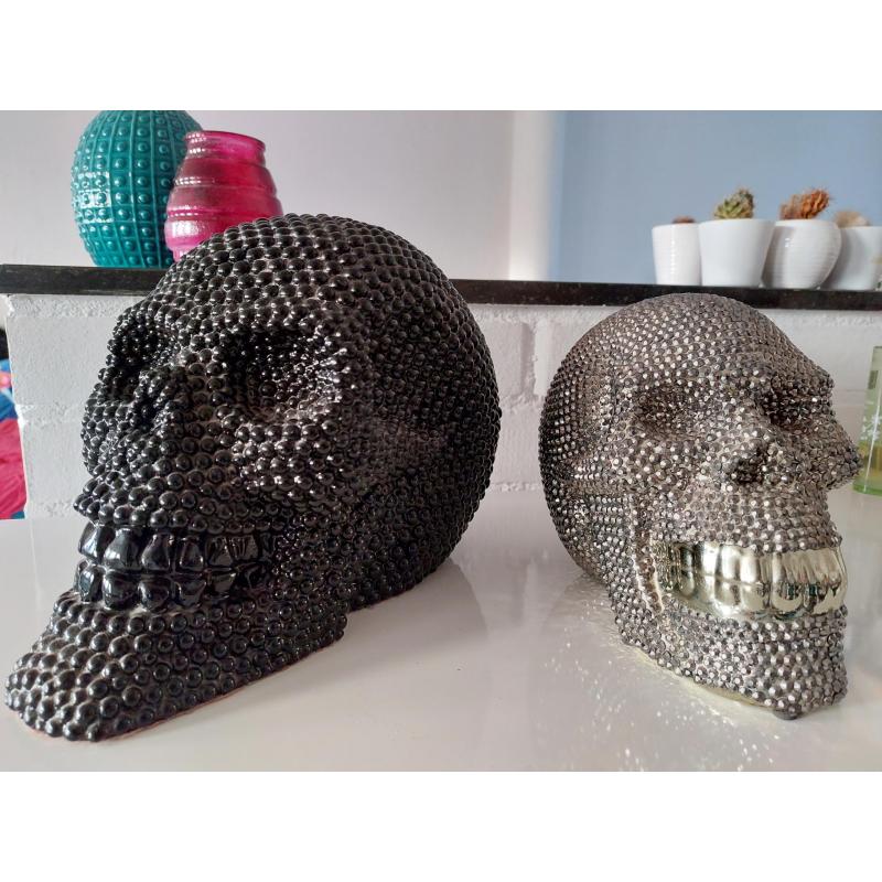 Skull // spaarpot(de grijze) zwart