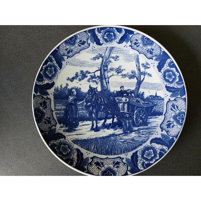 Wandborden in Delfts Blauw 390mm