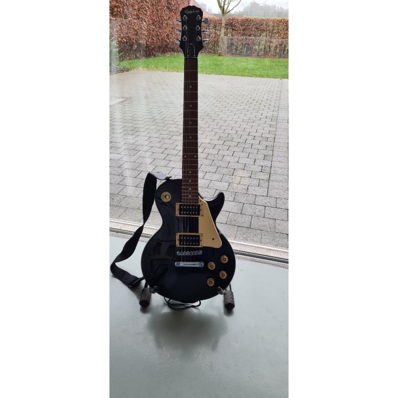 Gitaar Ephiphone Gibson zwart