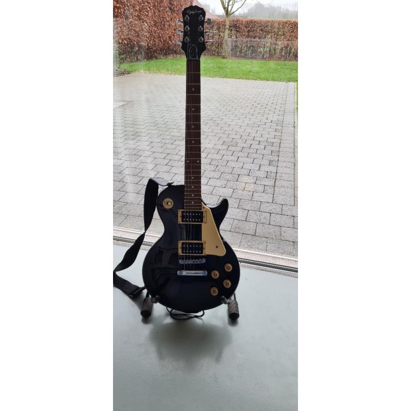 Gitaar Ephiphone Gibson zwart
