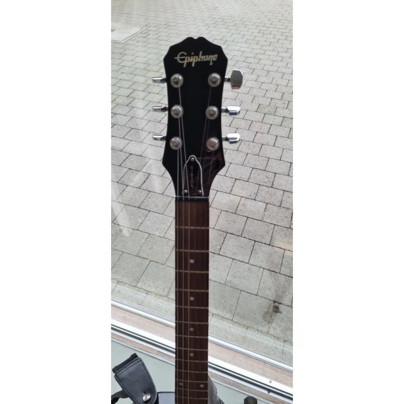 Gitaar Ephiphone Gibson zwart