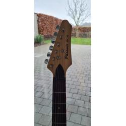 Gitaar Phoenix STC-33 zwart/wit met staander en hoes