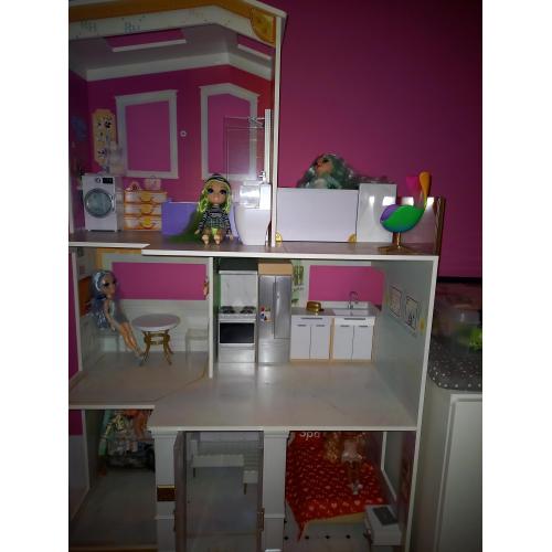 Rainbow high poppenhuis met 4 poppen