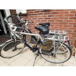 RIH Delta fietsen 1x Heren en 1x Dames fiets
