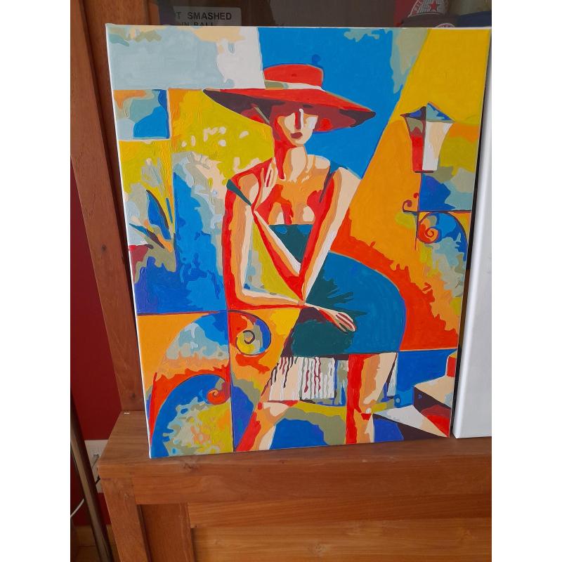 Schilderij op canvas