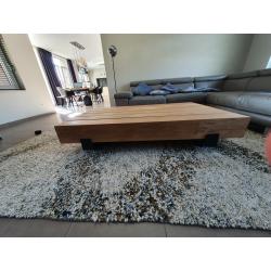 Prachtige design eiken salontafel 1m60 x 1m x 32 cm
