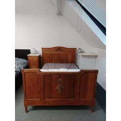 volledige eiken slaapkamer