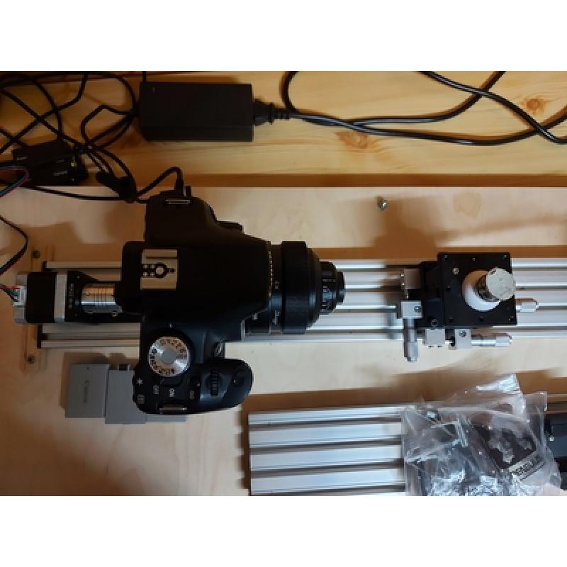 Macro stacking opstelling