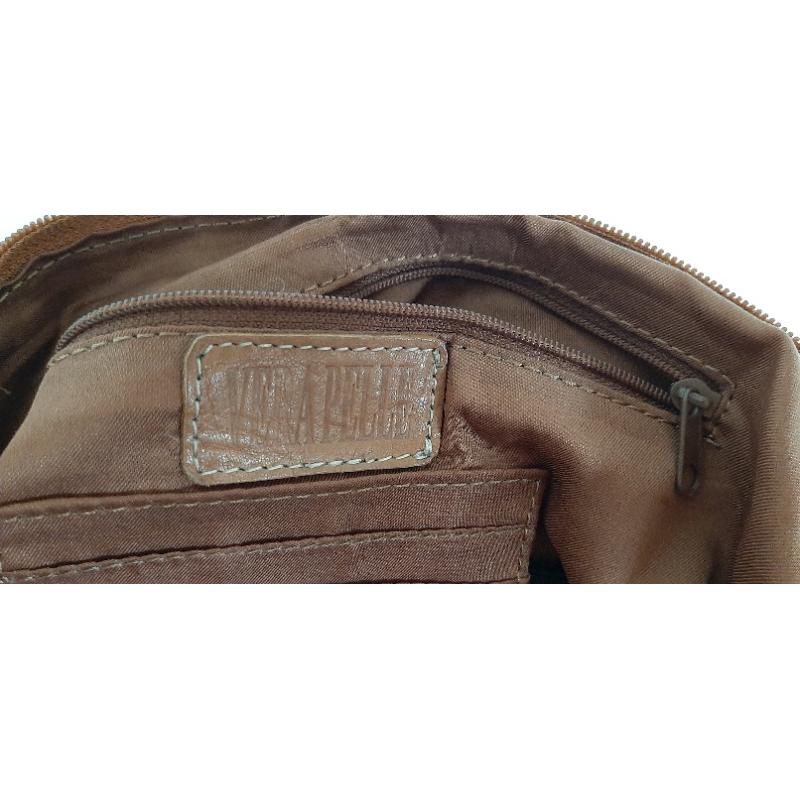 Italiaans leren, camelkleur tas.