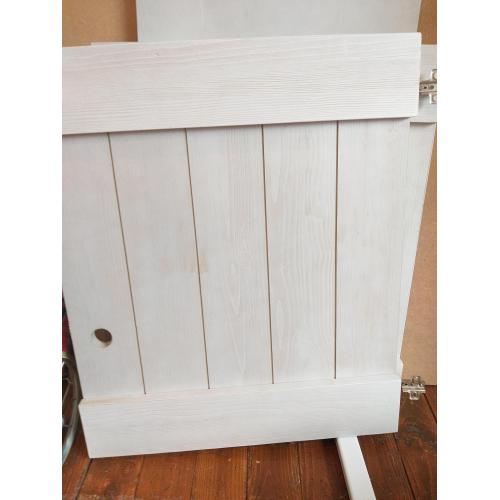 Slaapkamer blauw whitewash met babybed omvormbaar tot 1-persoonsbed
