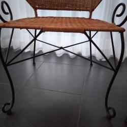 Gietijzer Rieten Kuipstoelen