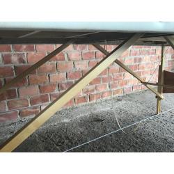 Plooibare massagetafel in draagtas