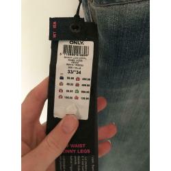 Nieuwe ONLY broek in maat 33/32