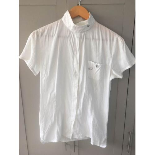 Winston Equestrian Witte wedstrijdshirt - korte mouwen