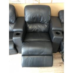 “De ROMA” 3-ZITS gebogen Home Cinema seats, bioscoopzetel