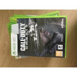 X box 360 console met games