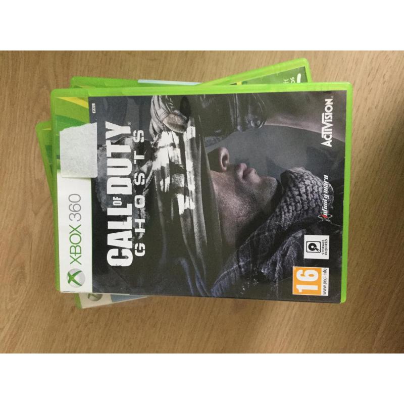 X box 360 console met games
