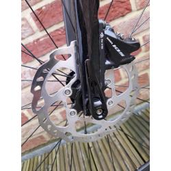 Bianchi Aria Aero 105 Disc, black/graphite full glossy (Framemaat 57cm)