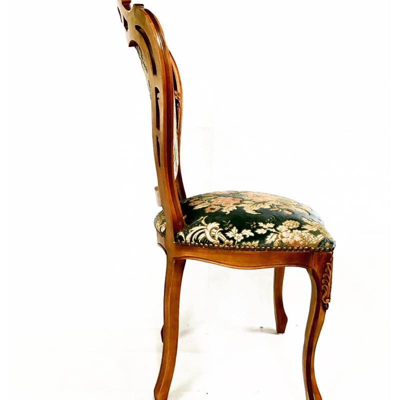 Set van vier Barok Stoelen - Eetset
