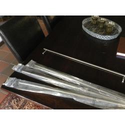 4 Handgrepen in inox voor lades 67 cm